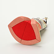 本金佐賀錦 扇面立雛セット 女雛