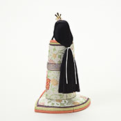 本金佐賀錦 扇面立雛セット 女雛