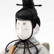 煌珠 正絹 5人飾り 男雛