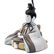 煌珠 正絹 5人飾り 男雛