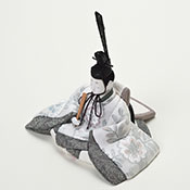 藤花 帯地 男雛