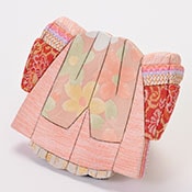 復元織彩美雛 女雛