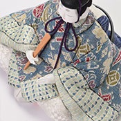 復元織彩美雛 男雛