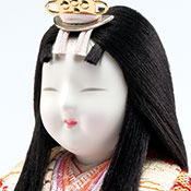 復元織彩美雛 女雛