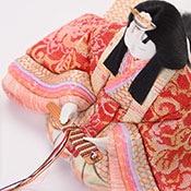 復元織彩美雛 女雛