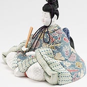 復元織彩美雛 男雛