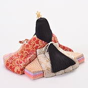 復元織彩美雛 女雛