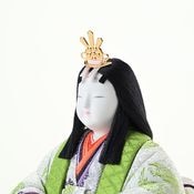 即位雛 正絹 女雛