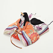 清香雛 帯地 女雛