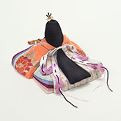 清香雛 帯地 女雛