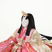 清香雛 帯地 女雛