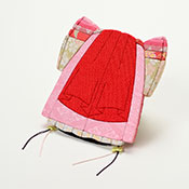 清香雛 帯地 女雛