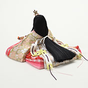 清香雛 帯地 女雛