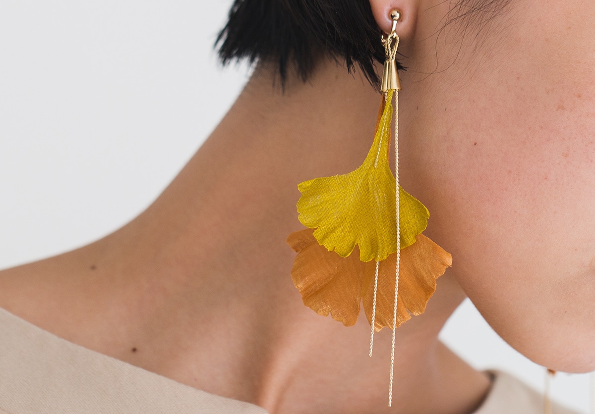 イチョウピアス・イヤリング / Ginkgo Biloba Earrings | ITEM