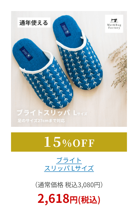 ブライト スリッパ Lサイズ