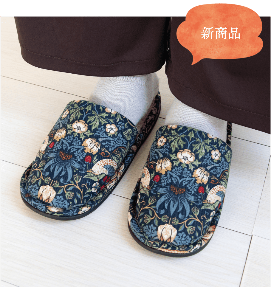 日本製 ストロベリーバードスリッパ