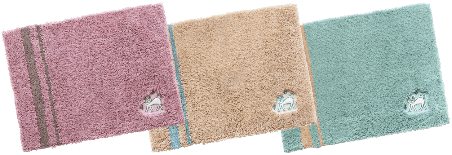 ピンク/ベージュ/グリーン