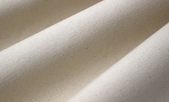 一般帆布（6号）：縦横同じ太さの綿糸を1本ずつ平織り