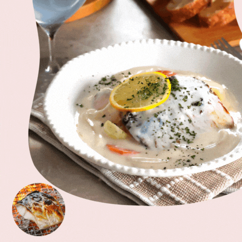 旨塩さばのクリーム煮