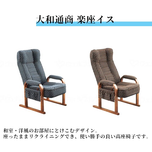 大和通商 楽座イス SWN-358G12N 椅子 座椅子 高座 いす イス 介護 介護用品 福祉用品 高齢者