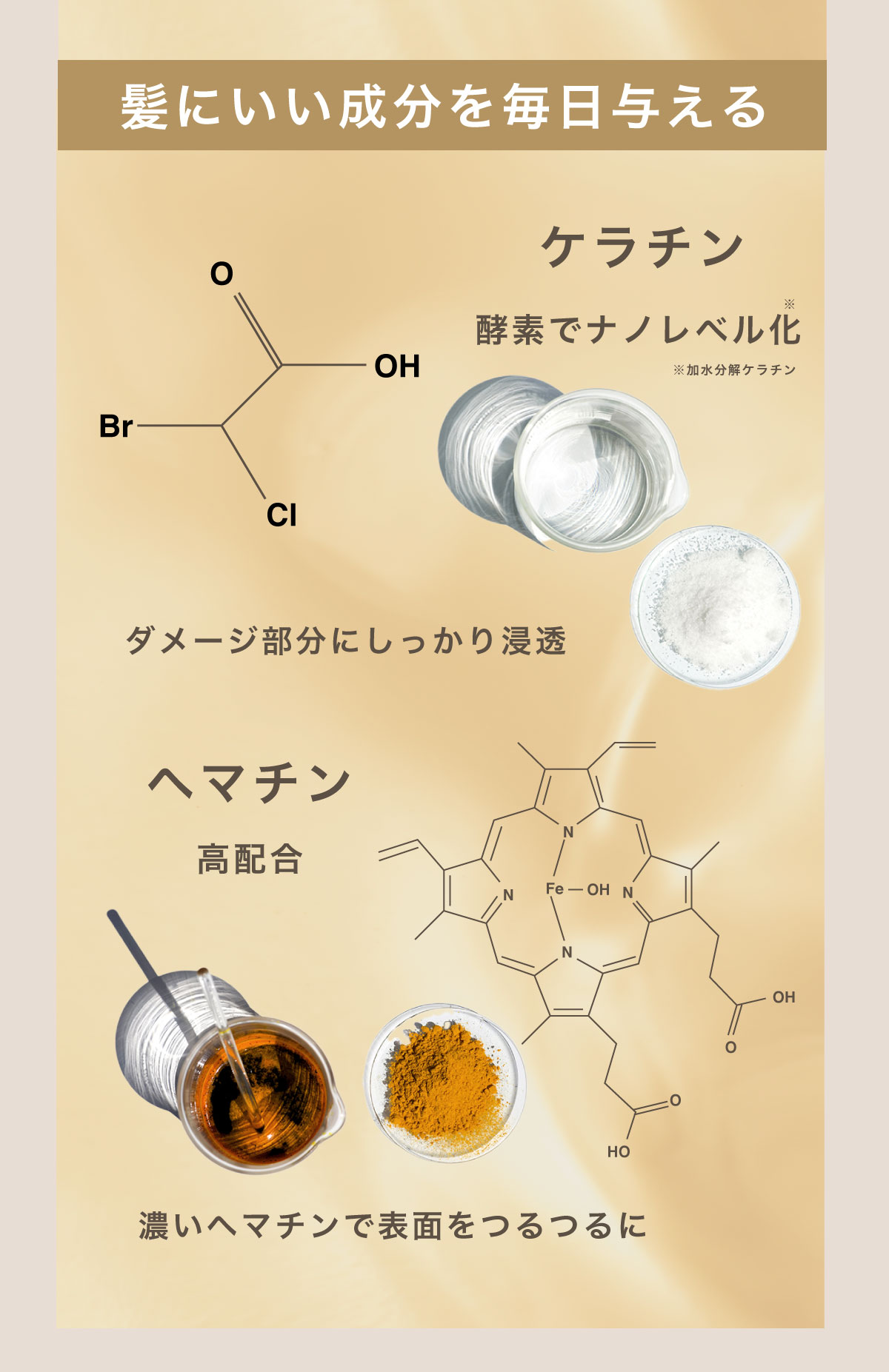 プリュム　毛髪補修成分配合3セット