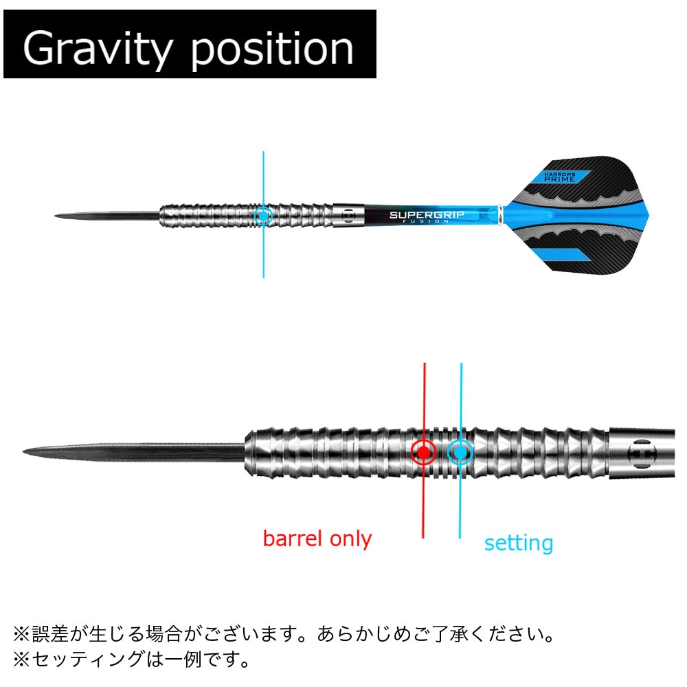 ϥ 졼 ѥ롡ƥ Harrows RAZR PARALLEL 25gR STEEL