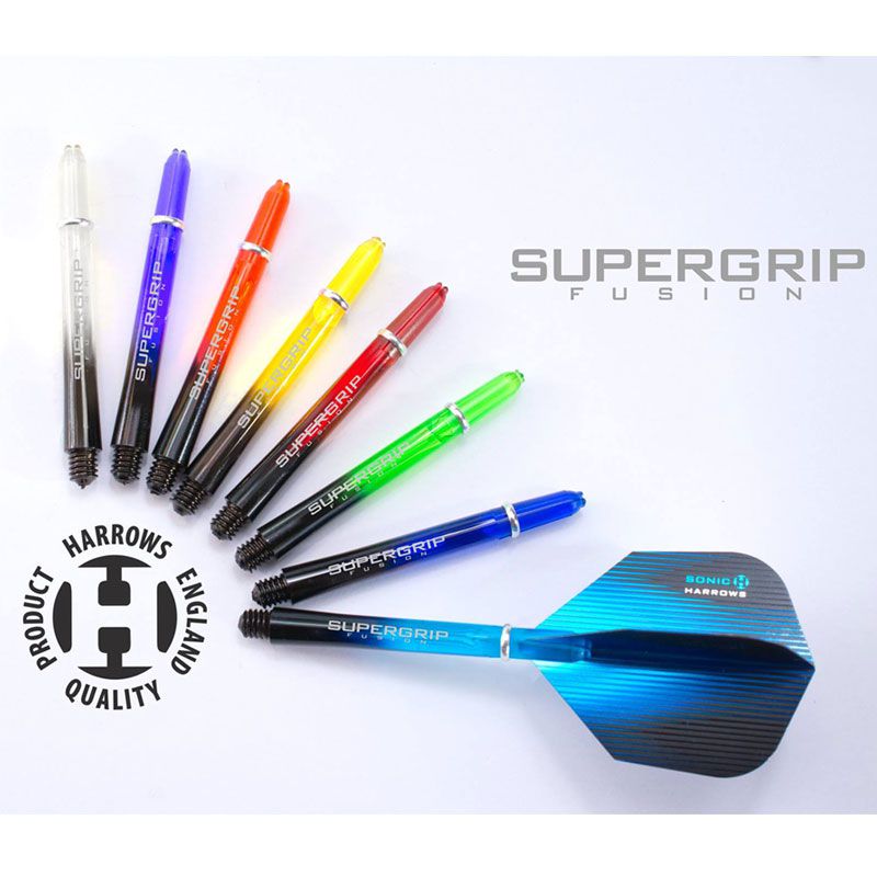 低価格で大人気の Harrows ハローズ SUPERGRIP FUSION SHAFT スーパーグリップ フュージョンシャフト ダーツ シャフト  darts shaft