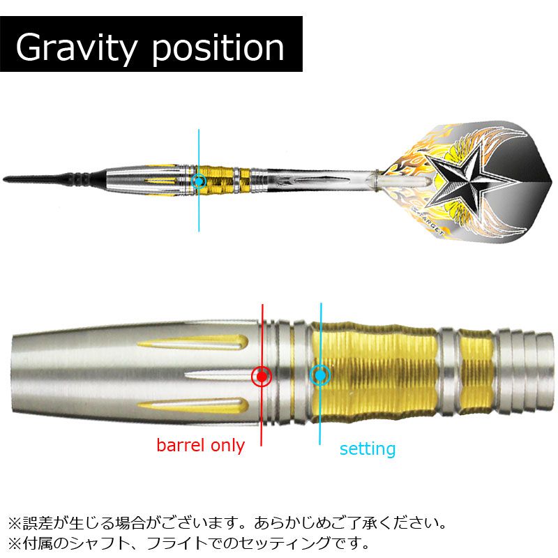 Target】星野光正モデル ターゲットダーツ パイロ2 PYRO2 | ソフト