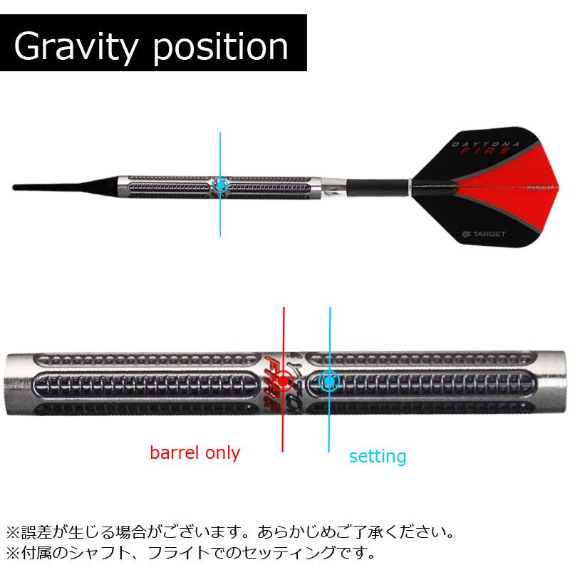 TARGET デイトナ ファイア JP-01 JAPAN 2BA 18g ダーツ