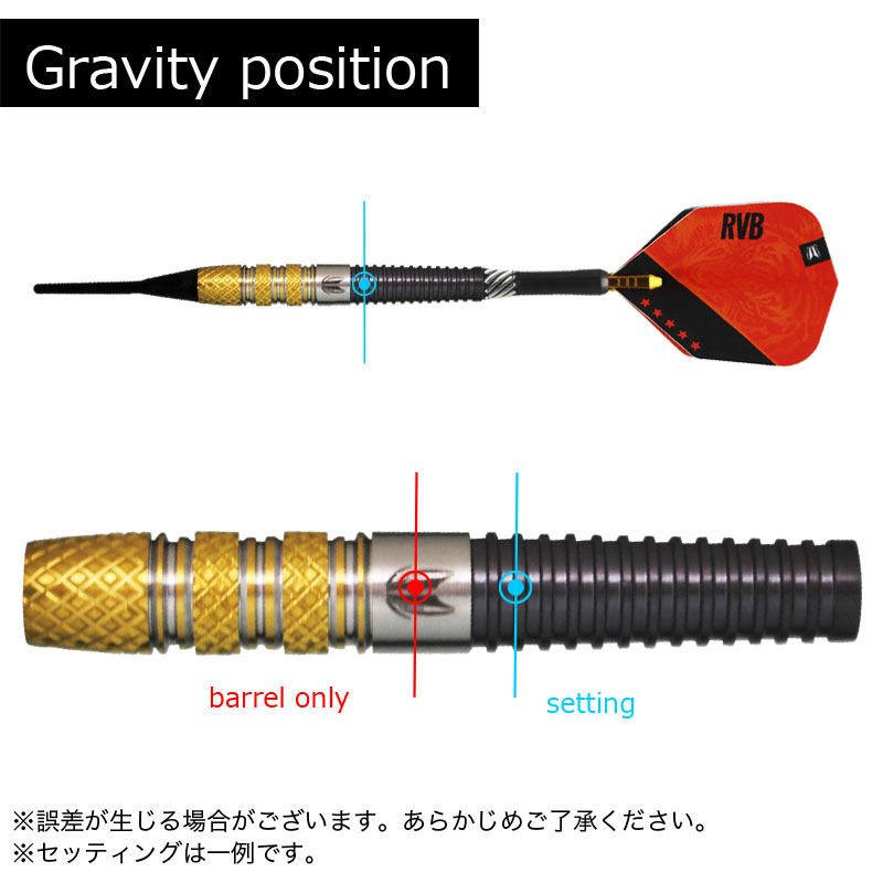 ターゲット RVB G4 SP ソフトダーツ 20g TARGET RVB GENERATION 4 SP