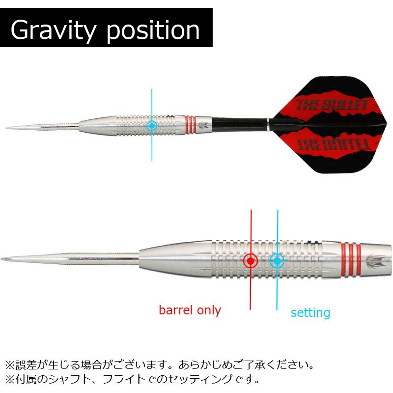 target】 BUNTING 80 STEEL ターゲットプレイヤーモデル タングステン
