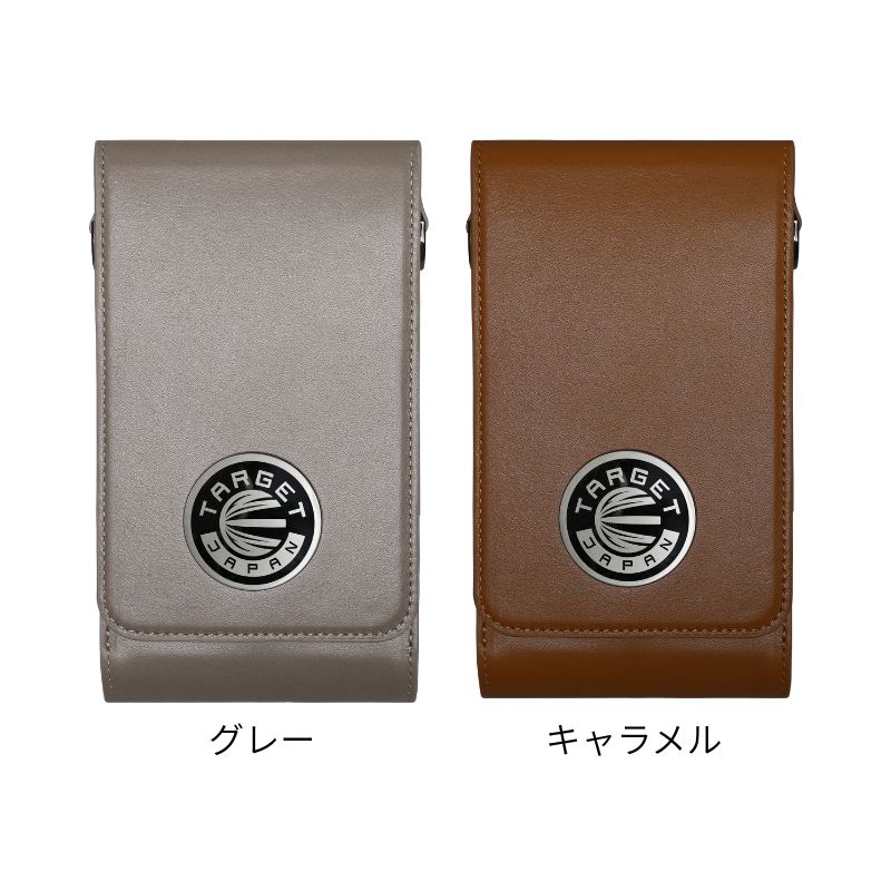 【非売品】TARGET本革ダーツケース ダーツケース 本革 ターゲット ミリケース TARGET MILLI CASE GY