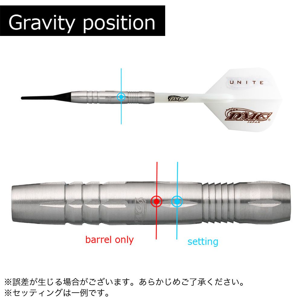 dmc|888 UNITE 11 ダーツバレル シャフト、フライト、ケースセット 