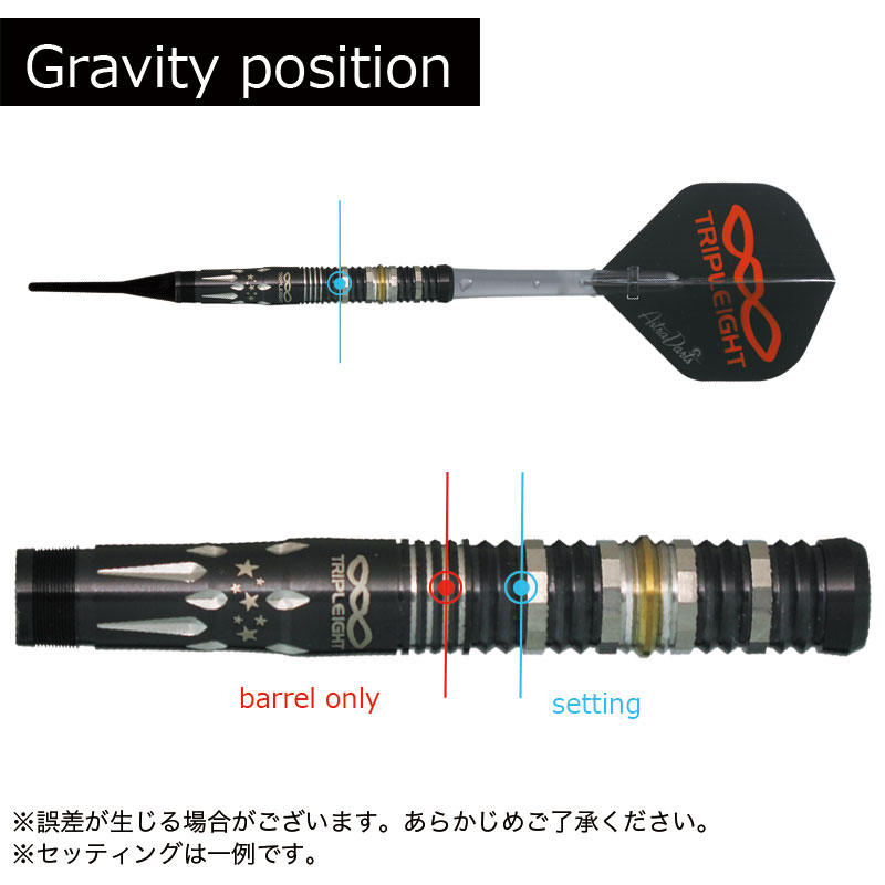 トリプレイト エフォール3 ダーツ Tripleight effort3 大和久明彦 