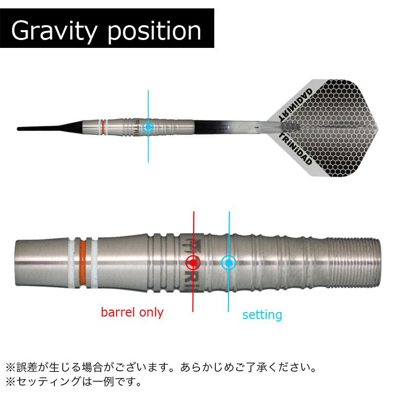 トリニダード ローマン3 宮脇実由 TRiNiDAD Roman3 ダーツ バレル 