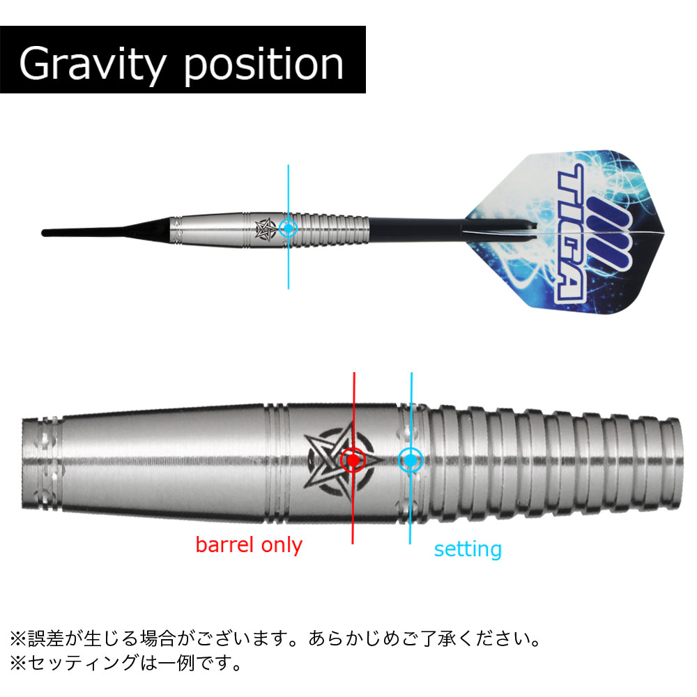 未使用 エンプレチュ3 ソフトダーツバレル 坂口ゆきえモデル