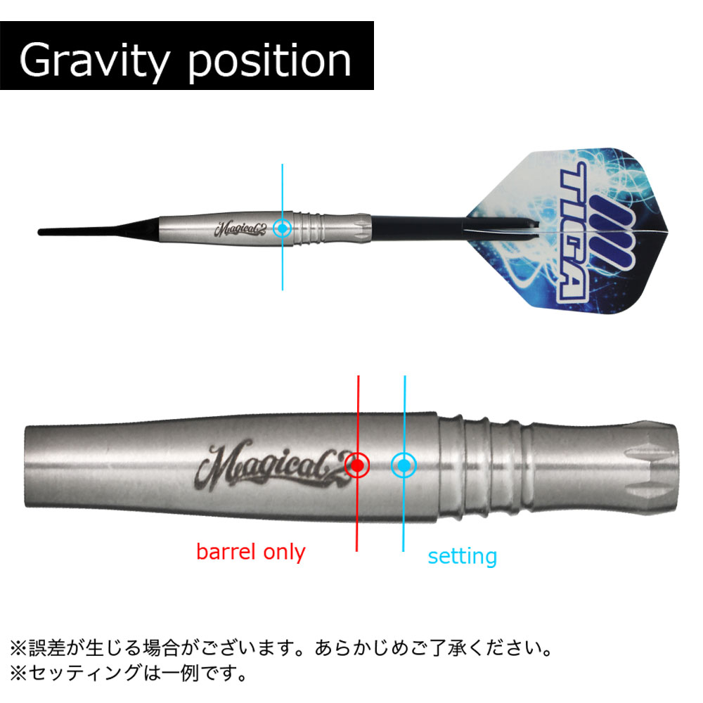 ダーツ バレル TIGA ティガ マジカル2 フュージョン 吉羽咲代子選手