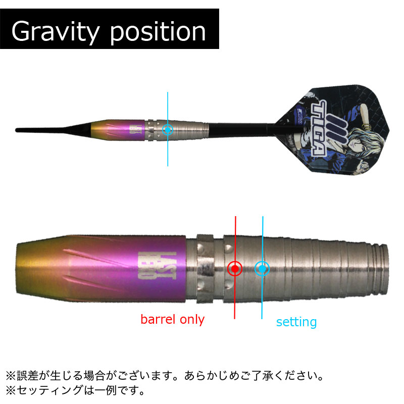 ティガ フュージョン ラストヒーロー 鈴木猛大 Tiga Fusion LAST HERO darts ダーツ バレル | ソフトダーツ