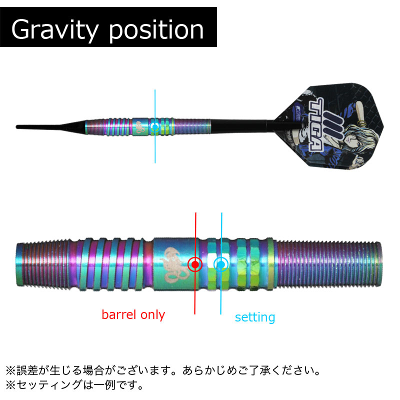 TIGA Supernova? 2BA ソフトダーツバレル 畦元隆成モデル2BA - ダーツ