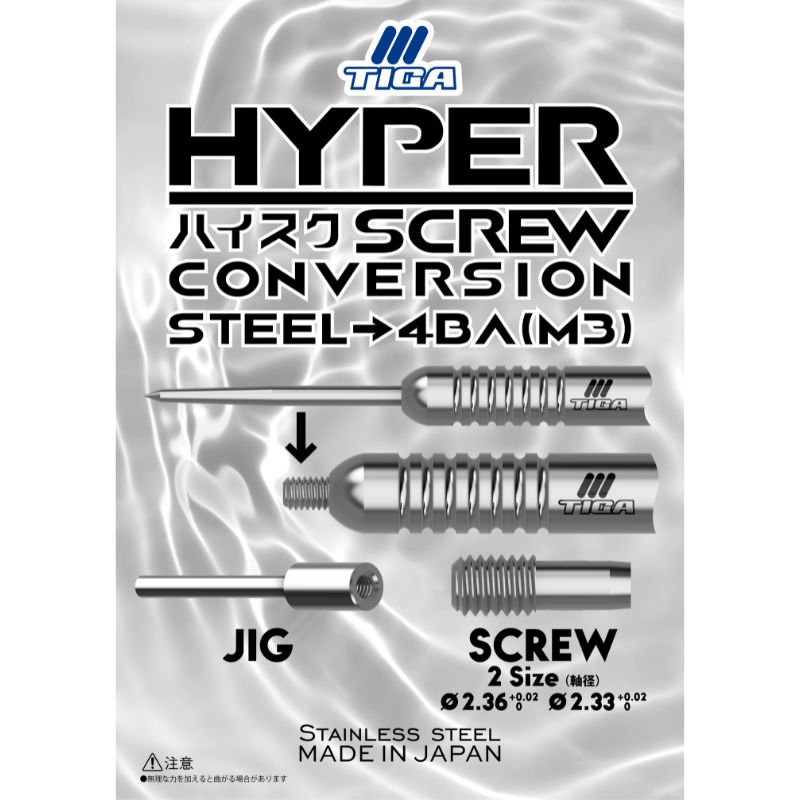 �ƥ��� �ϥ��ѡ�����С�����󥹥���塼 ���� TIGA  HYPER CONVERSION SCREW JIG��STEEL��4BA(M3)���ϥ����� ������æ���� �ͤ������