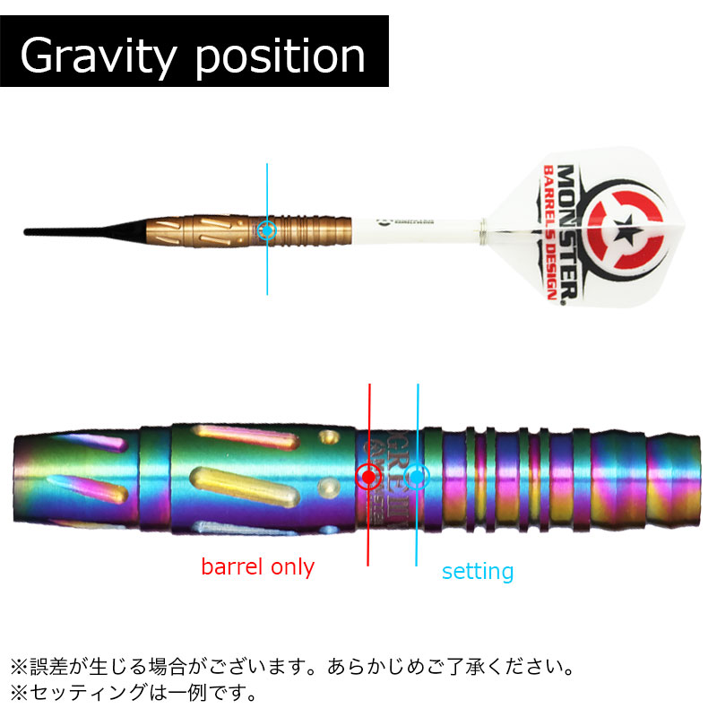 モンスター オーガ3 V4 Monster OGREⅢ V4 ダーツ バレル | ソフト