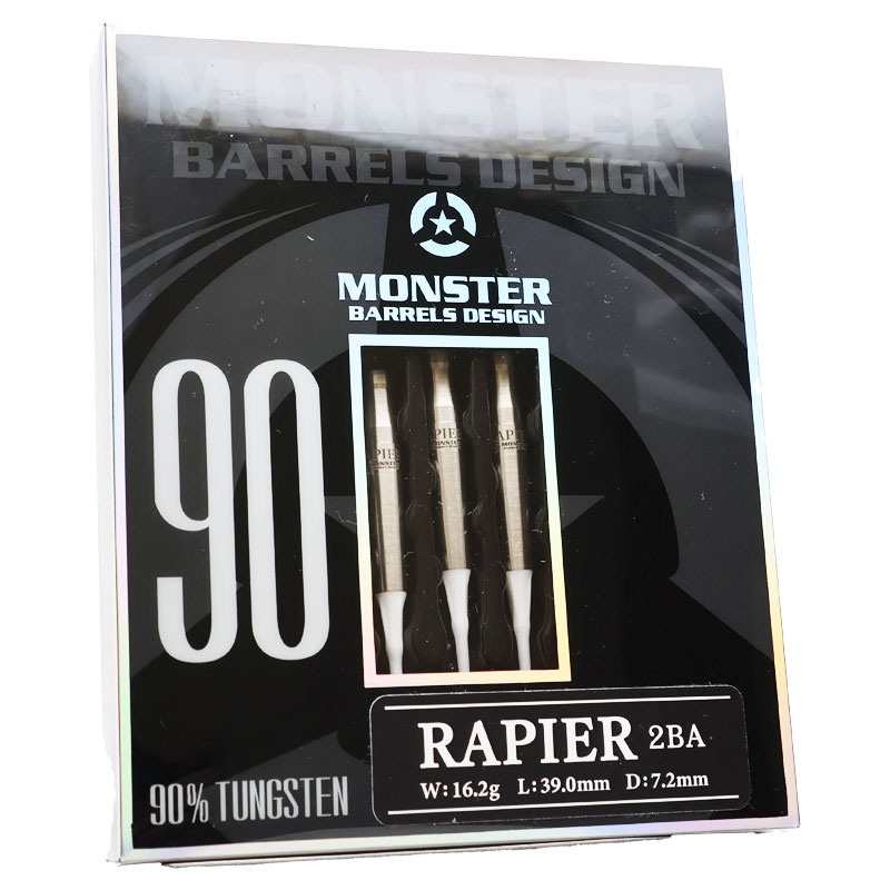 美品！激レア！MONSTER RAPIER NO GROOVE 2BA モンスターダーツ レイピア Monster RAPIER No Groove ダーツ バレル