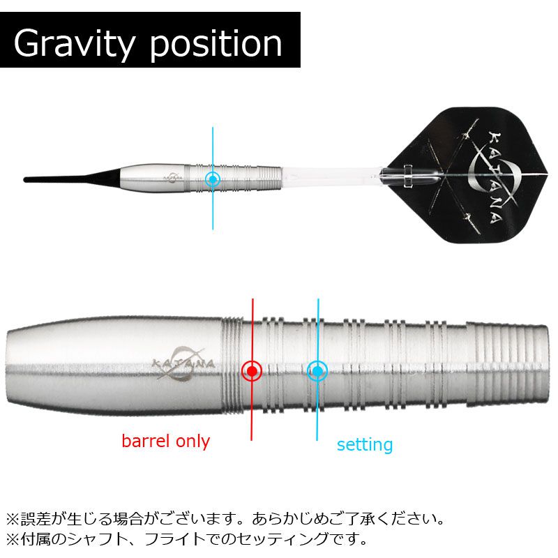 KATANA】入門 蓮 ダイナスティ カタナシリーズ ソフトダーツバレル は