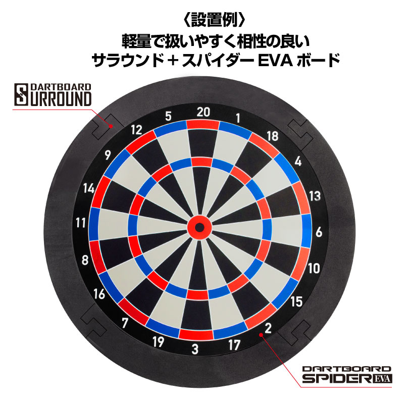 ディークラフト ダーツボードサラウンド スパイダー D-craft DARTBOARD 