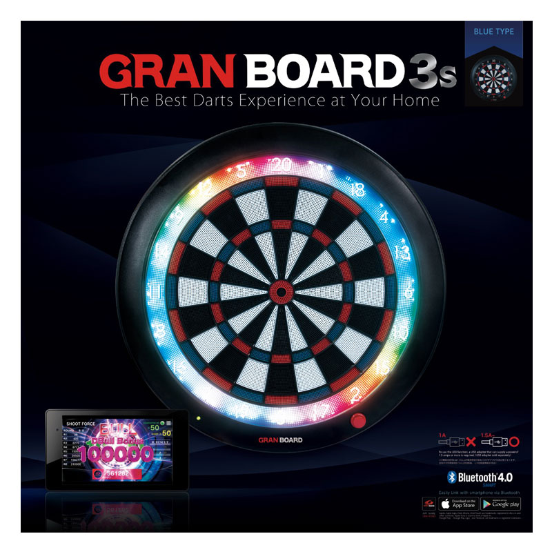 GRAN BOARD 3s BLUE/RED グランボード3s ブルー\u0026レッド音がどれくらいか投げただけです