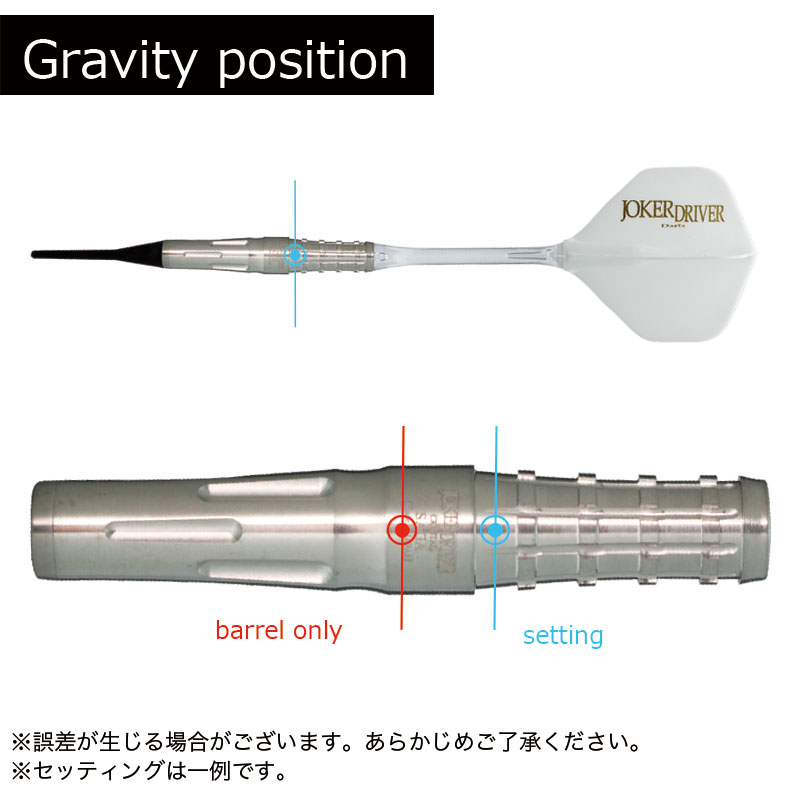 純正売品JOKERDRIVER ＜CRYSTAL＞SAGA(サーガ) ダーツ