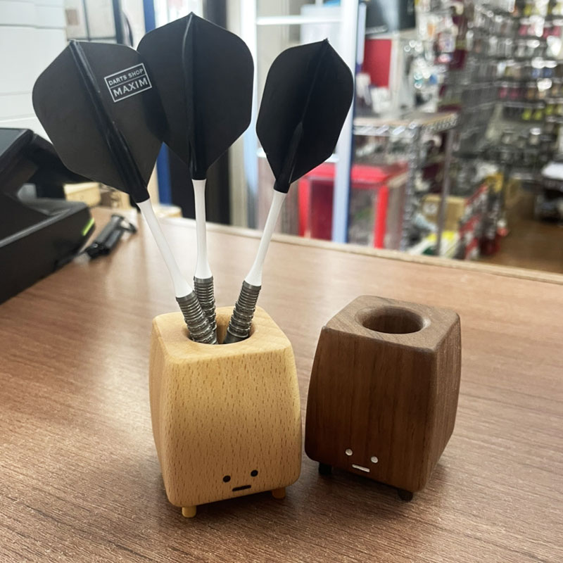 ダーツの木もちくん 木製ダーツスタンド Wood darts stand ダーツ 卓上