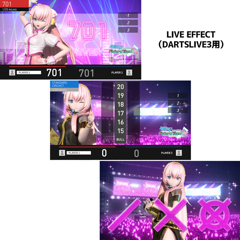 dartslive】 初音ミク Project DIVA Future Tone DX ダーツセット LUKA 