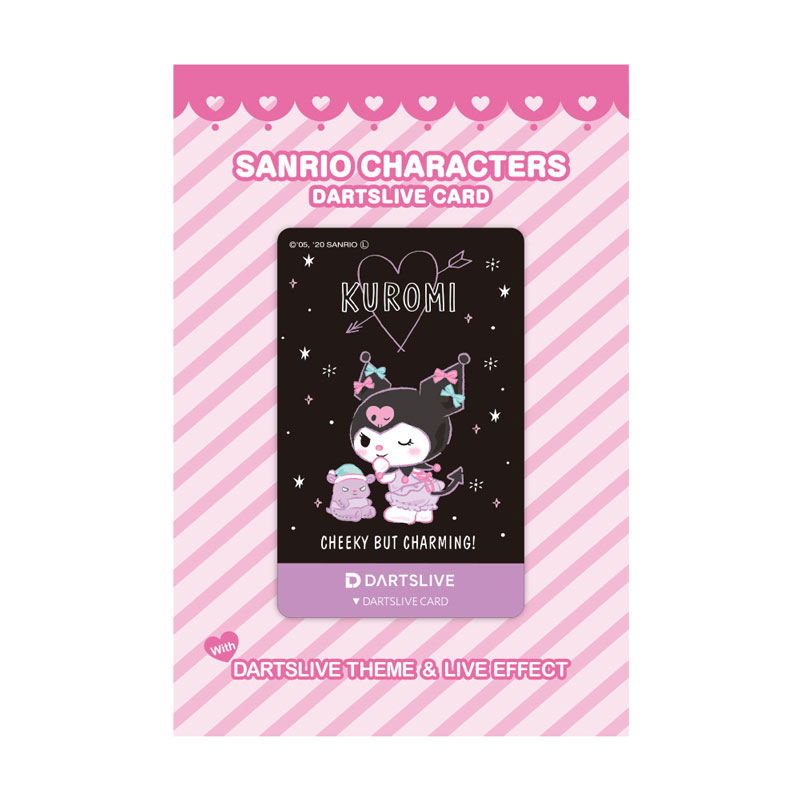 サンリオ ダーツライブカード クロミ Sanrio DARTSLIVE CARD theme＆EFFECT Kuromi-ダーツショップMAXIM東京