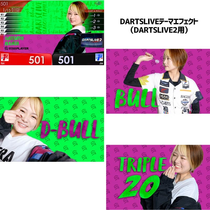 ĥ饤 ץ쥤䡼 å  ĲƳ DARTSLIVE PLAYER GOODS 2nd Natsumi Iwata